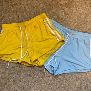 Womens exercise shorts!
